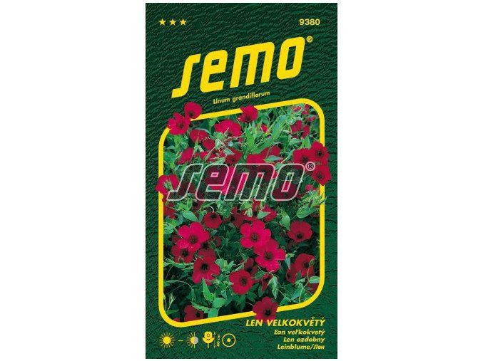 LEN VELKOKVĚTÝ ČERVENÝ 0.5 g