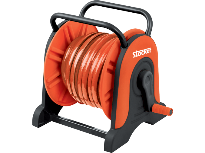 STOCKER - naviják včetně 15 m 1/2" hadice