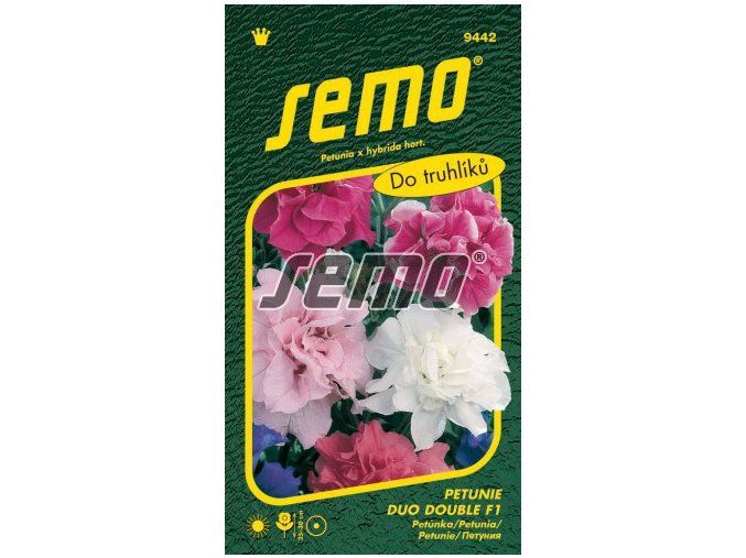 PETUNIE DUO DOUBLE F1 mnohokvětá 30 p