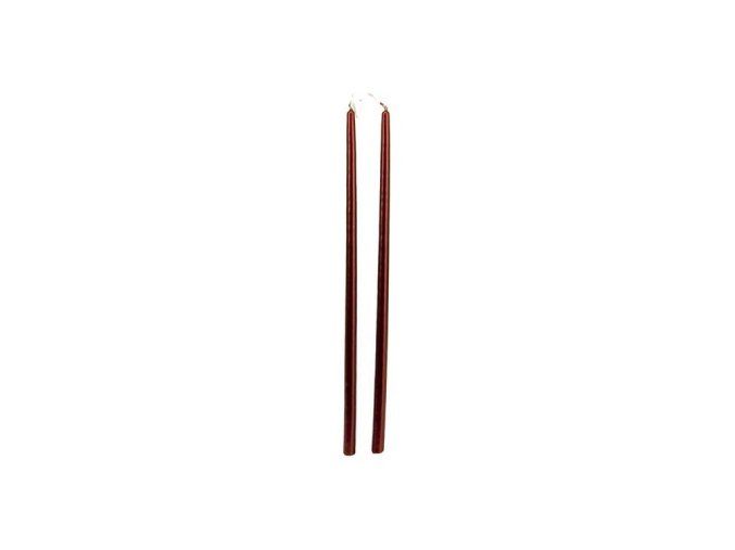 KVĚTINOVÁ HLADKÁ 2KS 12X300 METAL BORDÓ