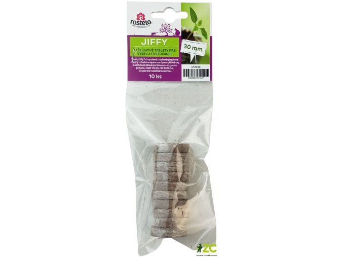 Jiffy Rosteto JP 30 mm síťka (10 ks)