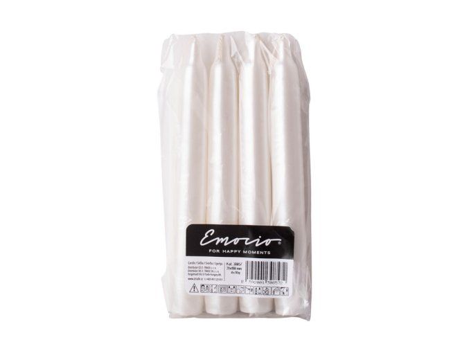 svicka konicka emocio elegance 4 ks 20 x 160 perla bile