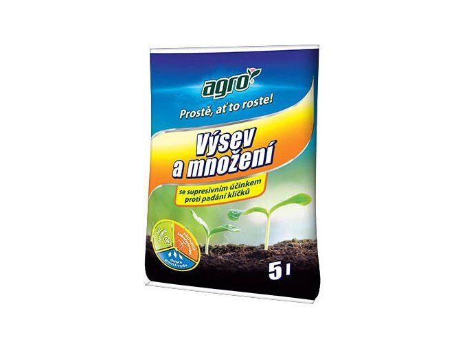 agro substrat pro vysev a mnozeni 5 l