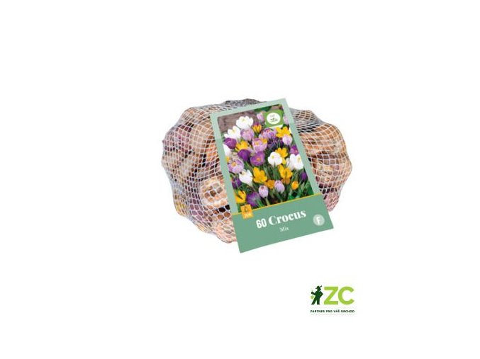 Síťka XXL Krokus Mix (60 cibulí)