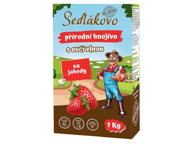 Sedlákovo hnojivo s ovčí vlnou na jahody 1 kg