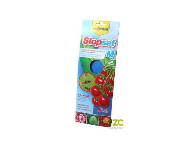 stopset lepove desky 10x25 modre 5 ks