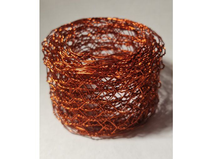 Vázací síťka Hexanet - 5 cm x 2,5 m - červená