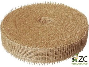 Jutová stuha 4 cm x 25 m - přírodní