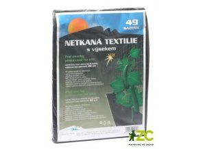 Netkaná textilie s výsekem černá na okurky