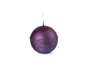 DRÁPANÁ S VLNKOU KOULE 70MM DARK VIOLET SVÍČKA