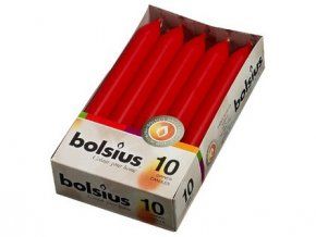 BOLSIUS DOMÁCÍ 10KS 20X170 ČERVENÉ SVÍČKY RAL