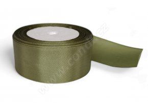 Stuha saténová 4 cm x 23 m 55 topolově zelená 2