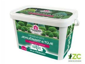 rosteto hnojivo s cedicovou mouckou jehlicnany a tuje 4 kg