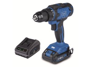 Scheppach C-DD45-X-SET S 20 V IXES aku vrtací šroubovák + 2Ah baterie + nabíječka 2,4 A