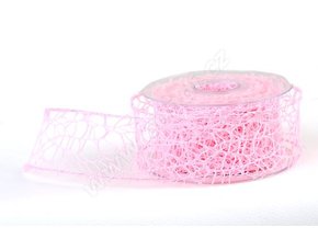 Stuha Big spider 5 cm x 9,1 m - růžová