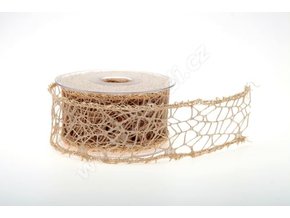 Stuha Big spider 5 cm x 9,1 m - přírodní