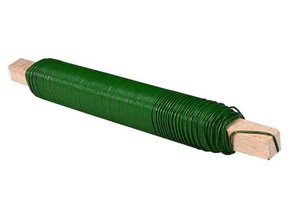Vázací drátek - 0,65 mm, 0,1 kg, zelený