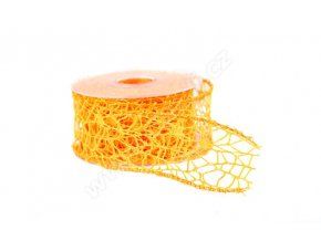 Stuha Big spider 5 cm x 9,1 m - sv.oranžová