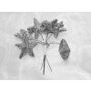 Dekorace - vánoční přízdoba - hvězda glitter