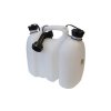 OREGON - kombinovaný kanystr 3,5 l / 1,5 l bílý s nalévacím hrdlem