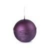 DRÁPANÁ S VLNKOU KOULE 70MM DARK VIOLET SVÍČKA