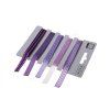 fialovy set textilnich stuh 1 1cm x 2m 5ks
