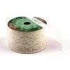 Stuha Fibre třpyt 4 cm x 4,6 m - bílá