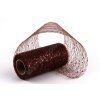 Stuha Fibre třpyt 10 cm x 4.6 m - bronzová